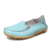 Women Casual Flats Genuine Leather & Slip On Loafers Cow Driving Shoes