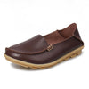 Women Casual Flats Genuine Leather & Slip On Loafers Cow Driving Shoes