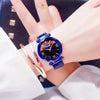 Magnetic Casual Fashion With Starry Sky Watch For Women