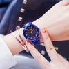 Magnetic Casual Fashion With Starry Sky Watch For Women