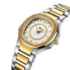 New Hot Selling Wrist Watches For Women With Stainless Steel Gold Diamond Color