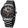 Male Sport Quartz Stainless Steel Waterproof Watch