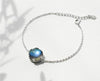 Female Simple Elegant 925 Silver Gradient Crystal Magical Bracelet For Women