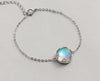 Female Simple Elegant 925 Silver Gradient Crystal Magical Bracelet For Women