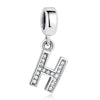 Original Crystal Alphabet A-Z Letter Pendant With 925 Sterling Silver For Women