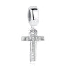 Original Crystal Alphabet A-Z Letter Pendant With 925 Sterling Silver For Women