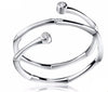 Adjustable Design Stylish Genuine 925 Sterling Silver CZ Rings