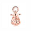 Spacer Clip Charms Rose Gold With 100% 925 Sterling Silver Pendant For Women