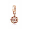 Spacer Clip Charms Rose Gold With 100% 925 Sterling Silver Pendant For Women