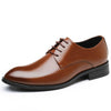 Microfiber Leather Formal Business Pointed Toe for Men Dress Shoes