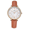 New Simple Brand Fashion Genuine Leather Band Watch For Women