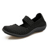 Summer Flats Loafers Women Woven Running Shoes