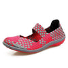 Summer Flats Loafers Women Woven Running Shoes