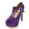 New Arrived High Heel & Round Toe T Strap Platform Sexy Pumps Women Shoes