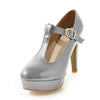 New Arrived High Heel & Round Toe T Strap Platform Sexy Pumps Women Shoes