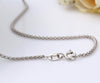 Popcorn Chain Short Choker Necklace With 925 Sterling Silver For Women