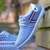 Men Casual Canvas Shoes With New Flats Brand Fashion