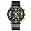 Men Analog Leather Sports Watches