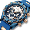 Top Brand Luxury Luminous Display Waterproof Sport Chronograph Quartz Wrist Watch