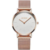 New Ultra thin Wrist Watch For Women With Rose Gold Color Band