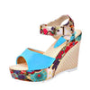 Print Platform Sexy High Heels Sandals For Woman