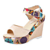 Print Platform Sexy High Heels Sandals For Woman