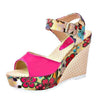 Print Platform Sexy High Heels Sandals For Woman