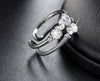 925 Sterling Silver Re sizable Classic Fashion Band Propose Rings