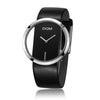 Genuine Leather Strap Sport Wrist Watch For Women