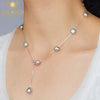 Genuine 925 Sterling Silver Chain Necklace For Women
