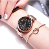 Magnetic Starry Sky Luxury Wrist Watch For Women