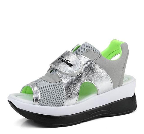 White Sneakers Sandals With Fashion High Heel Footwear