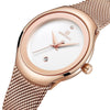 Stainless Steel Waterproof Wristwatch For Women With Matching Fashion Dress Quartz