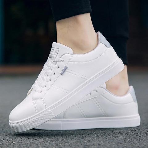 New Casual Leather Flat Shoes For Men