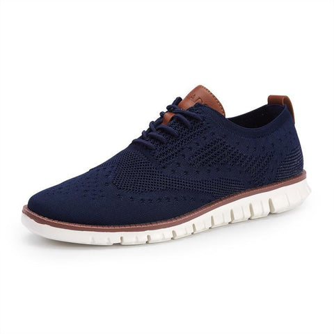 Solid Shallow Lace Up Lightweight Soft Flats Shoes