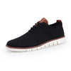 Solid Shallow Lace Up Lightweight Soft Flats Shoes