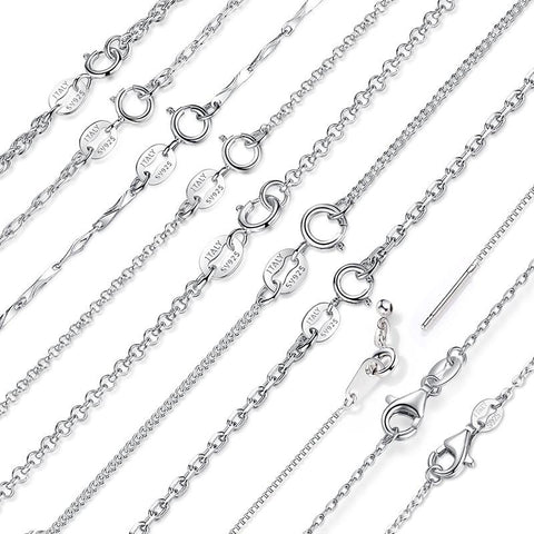 Classic Chain Adjustable With 100% 925 Sterling Silver Chain For Women