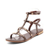 Women New Summer Genuine Leather Flat Sandals
