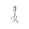 A-Z Letter Of The Alphabet With Crystal Pendan 925 Sterling Silver Jewelry For Women