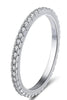 Solid 925 Sterling Silver Accessories Micro-inlaid Colorful Zircon Ring