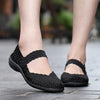 Summer Flats Loafers Women Woven Running Shoes