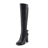 High Knee Fashion High Heels Round Boot For Women