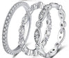 925 Sterling Silver Wedding Rings For men Women