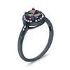 925 Sterling Silver Round CZ Halo Art Deco Fashion Jewelry Promise Ring