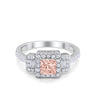925 Sterling Silver Art Deco Princess Cut Round Baguette CZ Wedding Ring