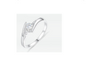925 Sterling Silver 0.5ct  Simulated Clear CZ Wedding Engagement Ring