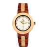 Top Brand Luxury Rose Sandal Wood Design Watch For Women