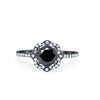 925 Sterling Silver 6 Prong Round CZ Split Shank Wedding Engagement Ring
