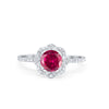925 Sterling Silver 6 Prong Round CZ Split Shank Wedding Engagement Ring