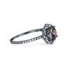 925 Sterling Silver 6 Prong Round CZ Split Shank Wedding Engagement Ring